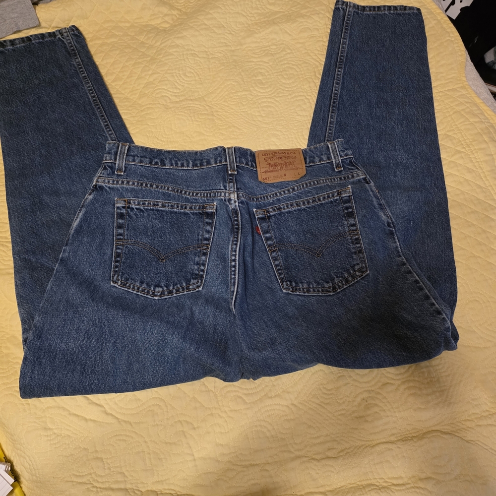 Levi's Blue Denim Jeans Womens Size 16 Long